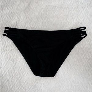 black bikini bottoms